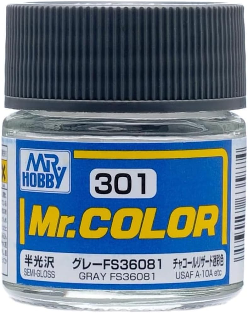 Mr Hobby - C301 - Mr Color Gray FS36081 Semi Gloss - 10ml