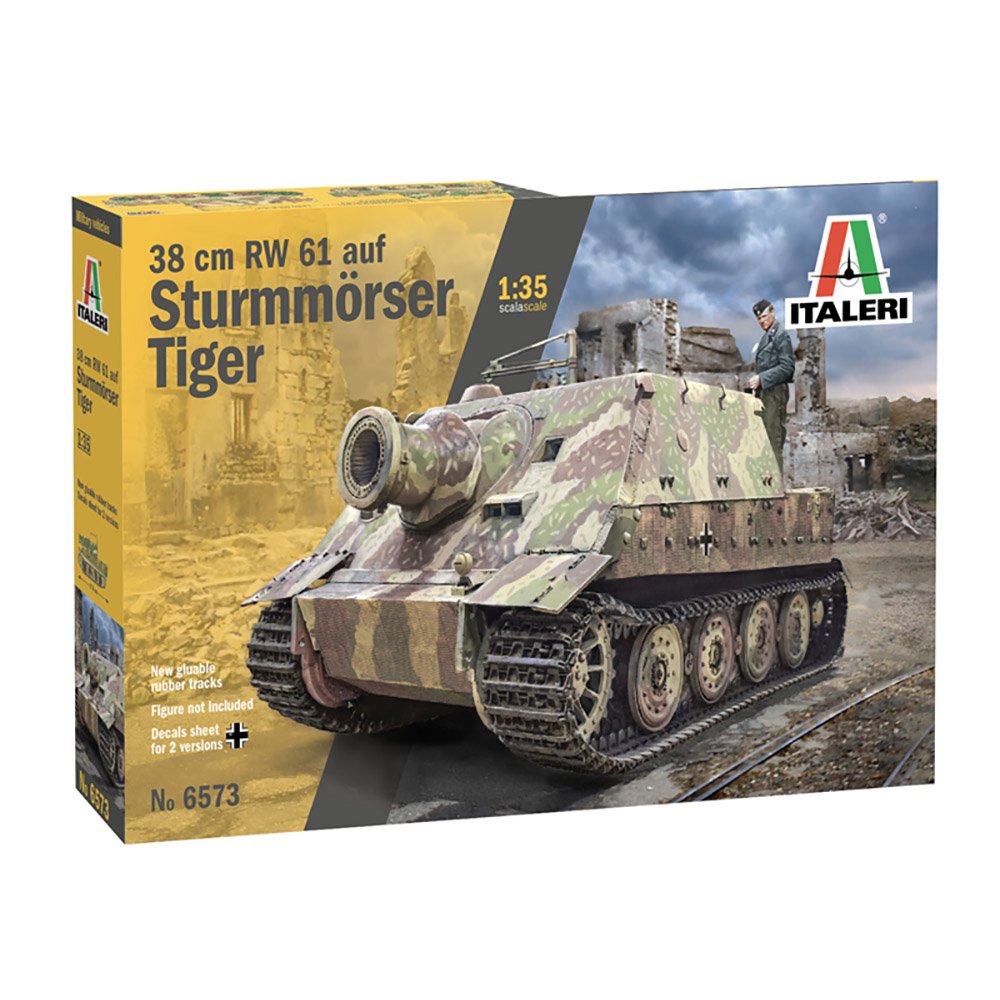 ITALERI 38CM RW 61 AUS STURMMORSER TIGER TANK 1:35