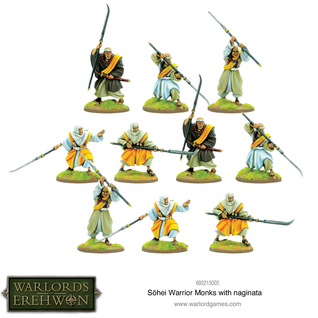 Warlord Of Erehwon: Sohei Warrior Monks With Naginata