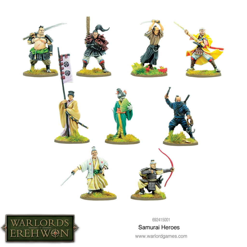 Warlords of Erehwon - Samurai Heroes