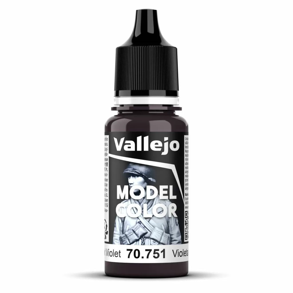 Vallejo - 70.751 - Model Color - Black Violet 18ml