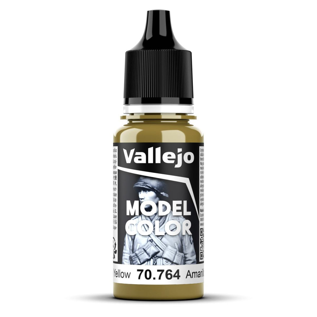 Vallejo - 70.764 - Model Color - Military Yellow 18ml