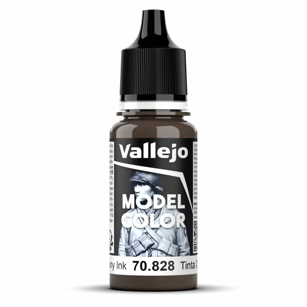 Vallejo - 70.828 - Model Color - Mahogany Ink 18ml