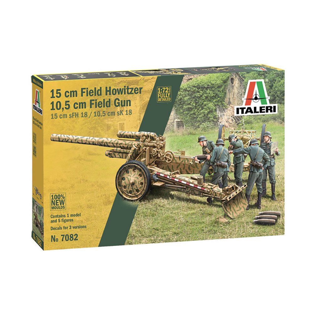 ITALERI 15 CM FIELD HOWITZER/105CM FIELD GUN 1:72