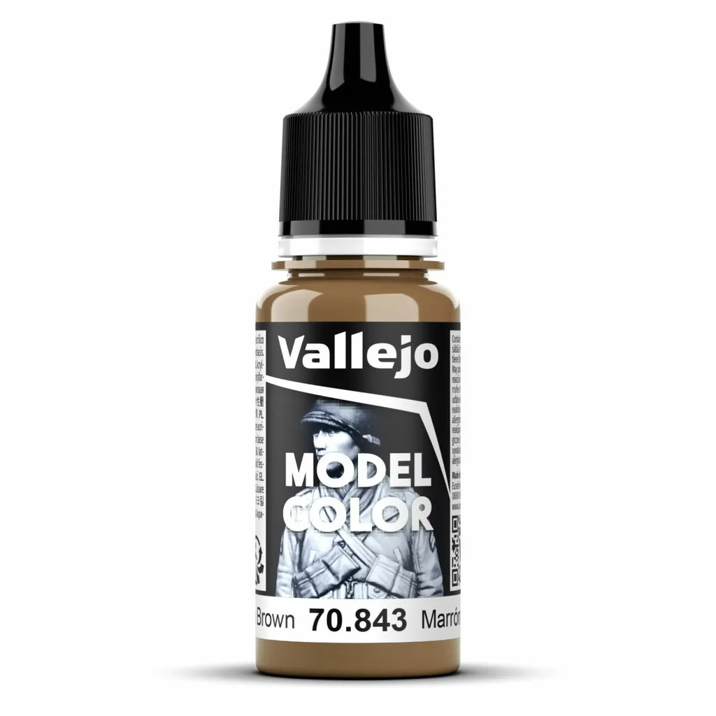 Vallejo - 70.843 - Model Color - Cork Brown 18ml