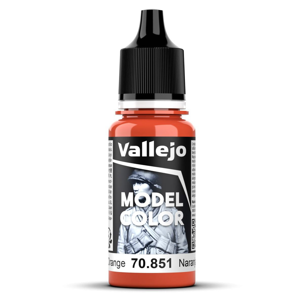 Vallejo - 70.851 - Model Colour - Bright Orange 18ml