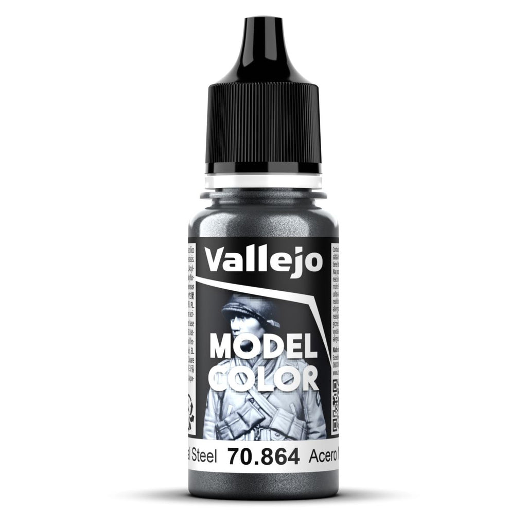 Vallejo - 70.864 - Model Color - Natural Steel 18ml