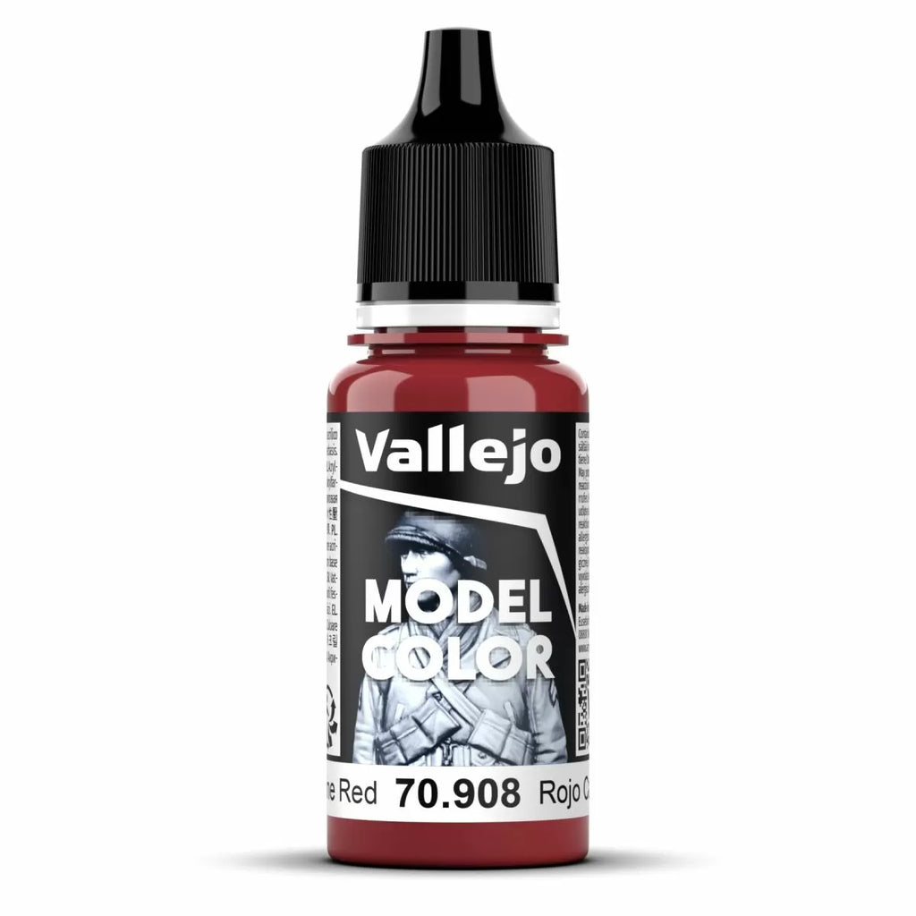Vallejo - 70.908 - Model Color - Carmine Red 18ml