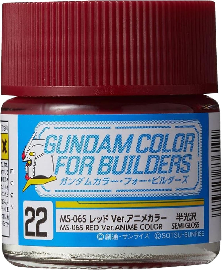 Mr Hobby - UG22 - Gundam Color MS-06S Red Version Anime Color Lacquer Semi Gloss - 10ml