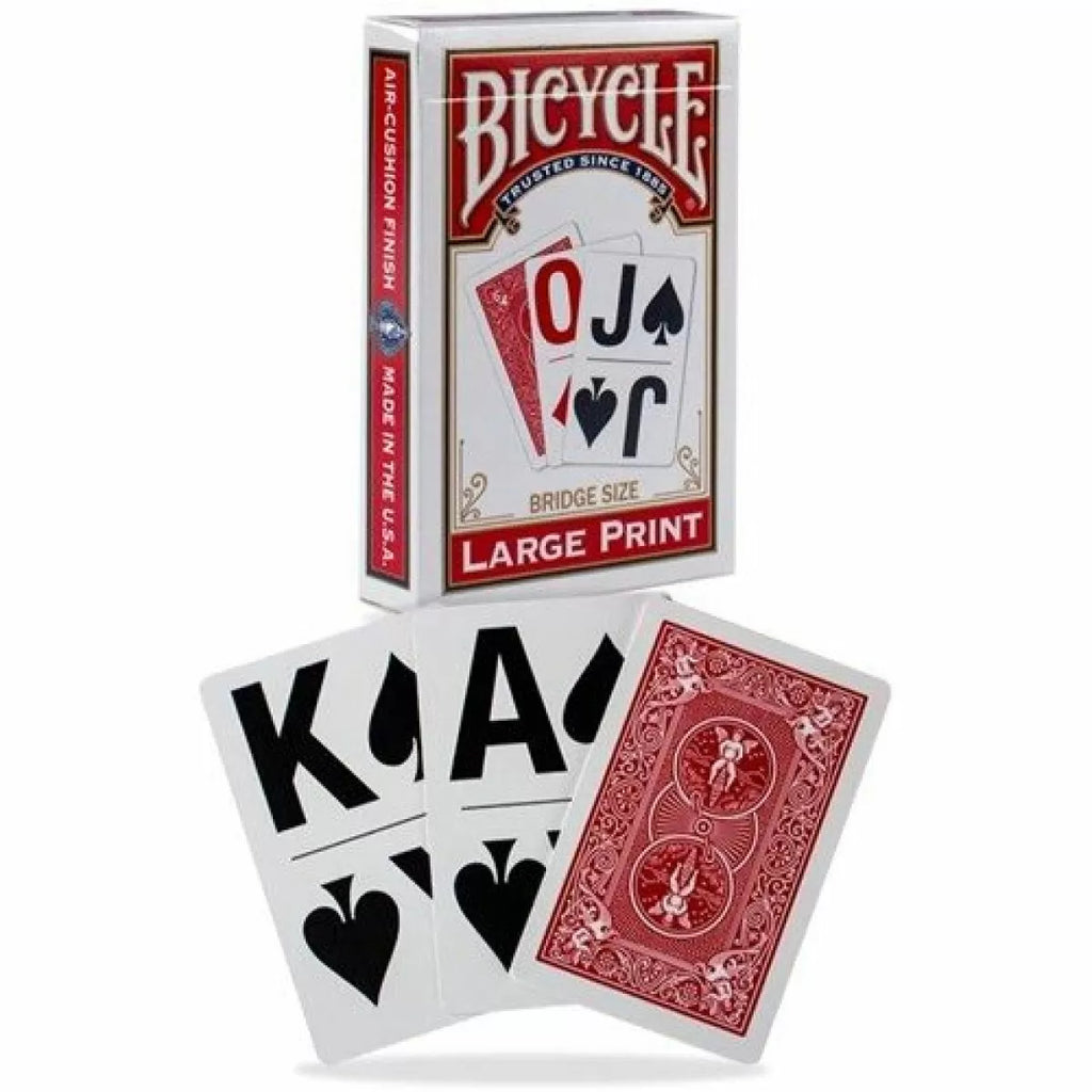 Bicycle Bridge Size Playing Cards Large Print