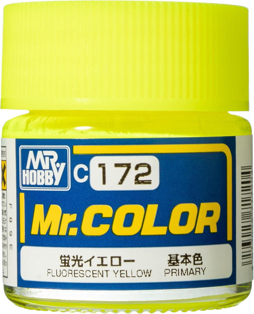 Mr Hobby - C172 - Mr Color Fluorescent Yellow - 10ml