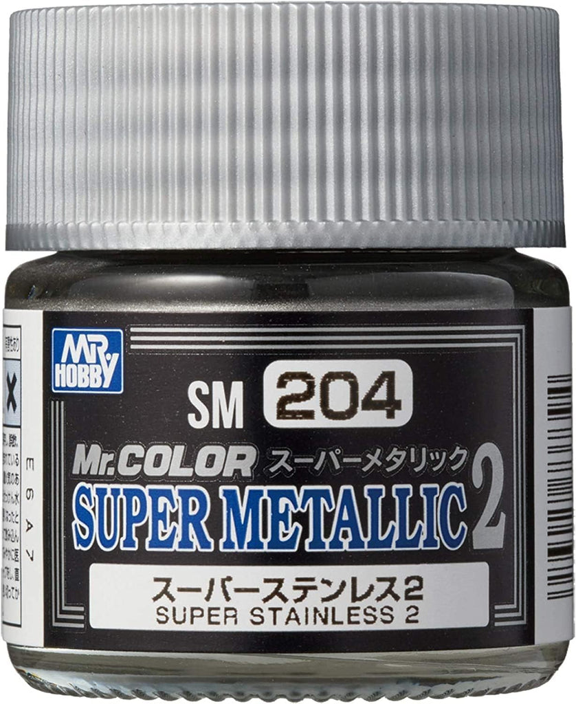 Mr Hobby - SM204 - Mr Color Super Metallic 2 - Super Stainless 2 10ml