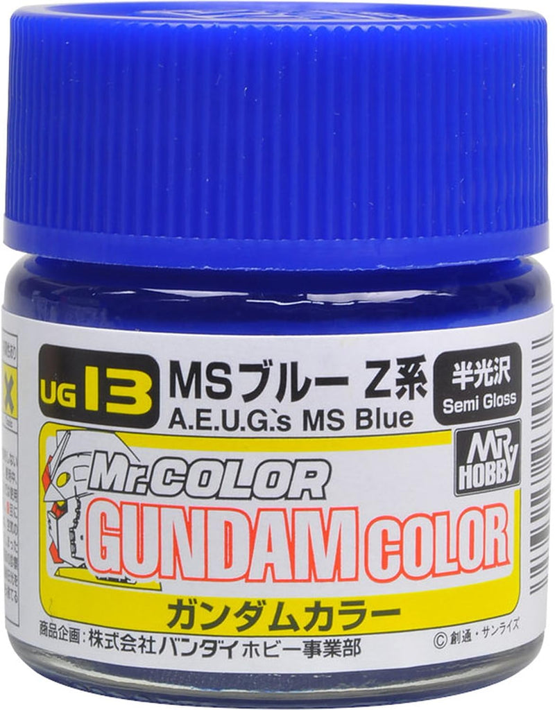 Mr Hobby - UG13 - Gundam Color MS Zeta Blue Lacquer Semi Gloss - 10ml