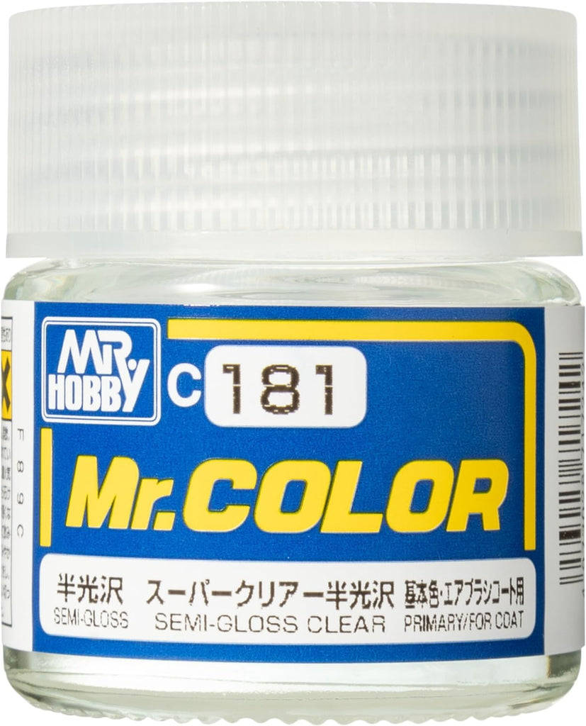 Mr Hobby - C181 - Mr Color Clear Semi Gloss - 10ml