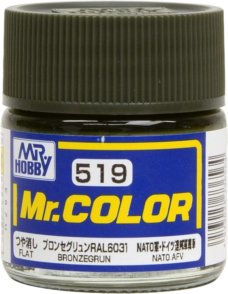 Mr Hobby - C519 - Mr Color Bronzgrun Flat - 10ml