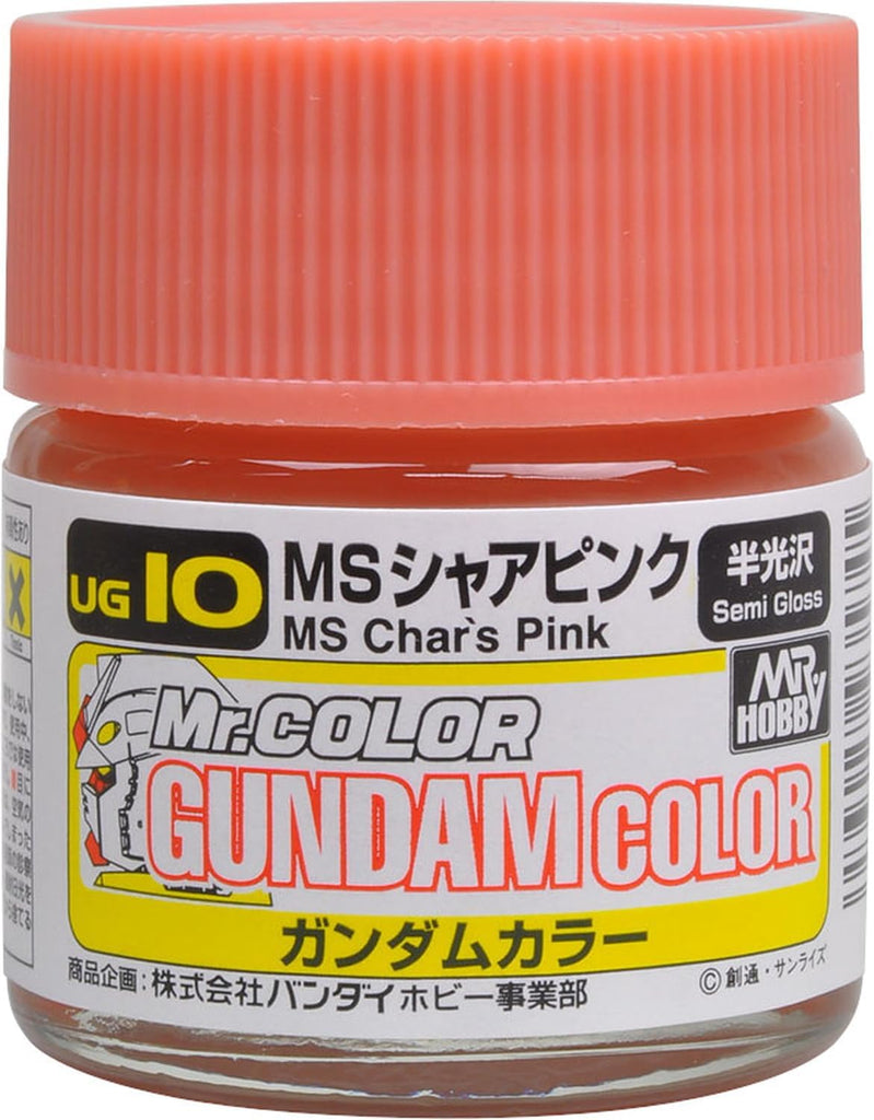 Mr Hobby - UG10 - Gundam Color MS Chars Pink Lacquer Semi Gloss - 10ml