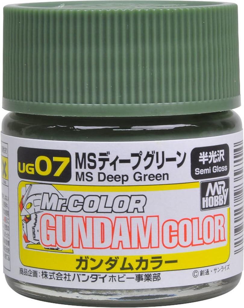 Mr Hobby - UG07 - Gundam Color MS Deep Green Lacquer Semi Gloss - 10ml