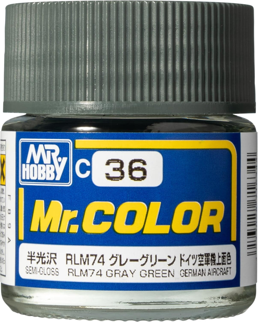 Mr Hobby - C36 - Mr Color RLM74 Gray Green Semi Gloss - 10ml