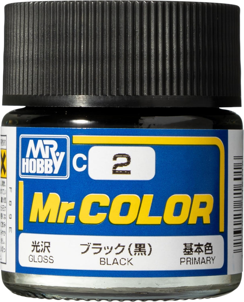 Mr Hobby - C2 - Mr Color Black Gloss - 10ml