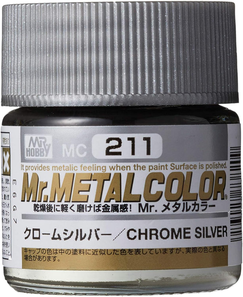Mr Hobby - MC211 - Mr Metal Color - Chrome Silver 10ml