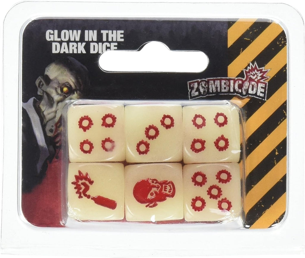 Zombicide: 6 Glow in The Dark Dice