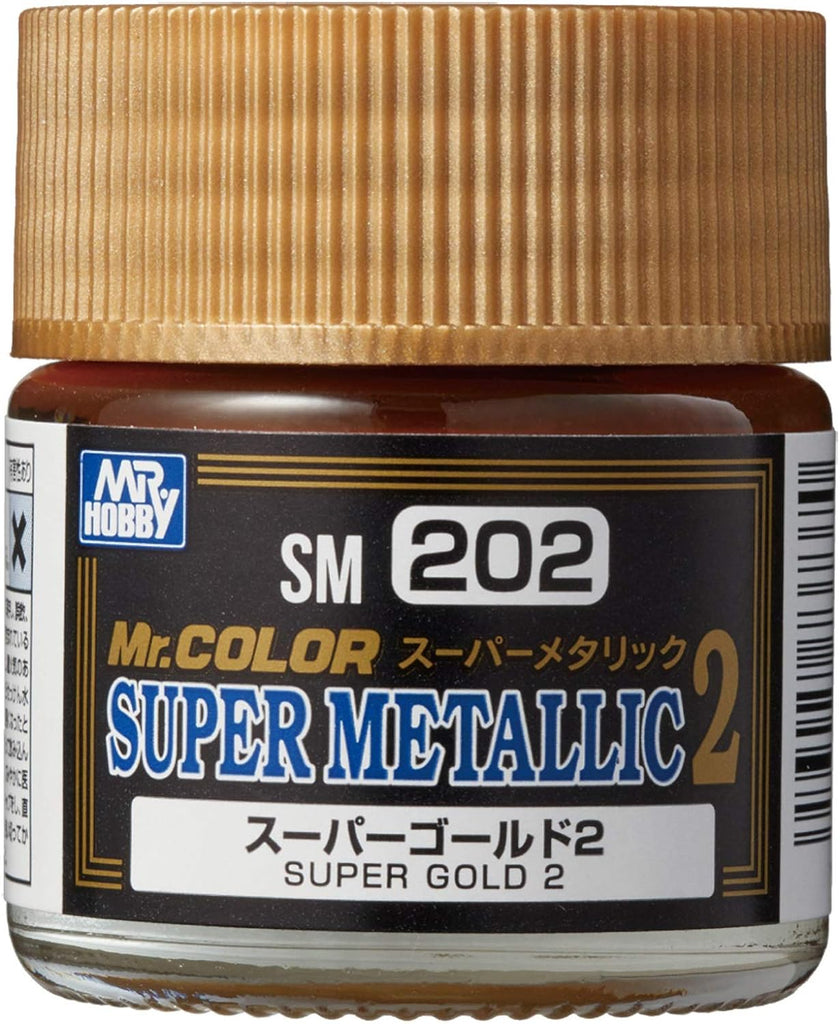 Mr Hobby - SM202 - Mr Color Super Metallic 2 - Super Gold 2 10ml