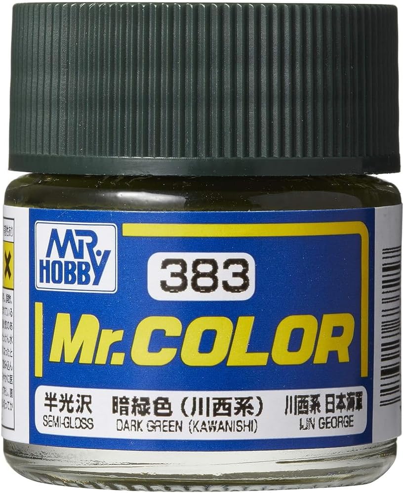 Mr Hobby - C383 - Mr Color Dark Green (Kawanishi) Semi Gloss - 10ml