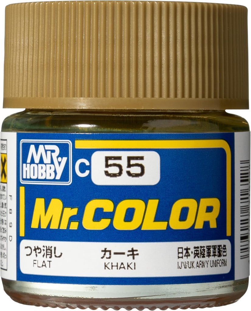 Mr Hobby - C55 - Mr Color Khaki Flat - 10ml