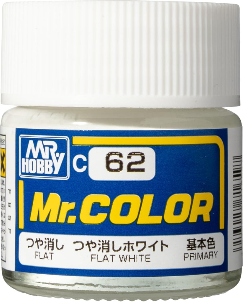 Mr Hobby - C62 - Mr Color Flat White Flat - 10ml