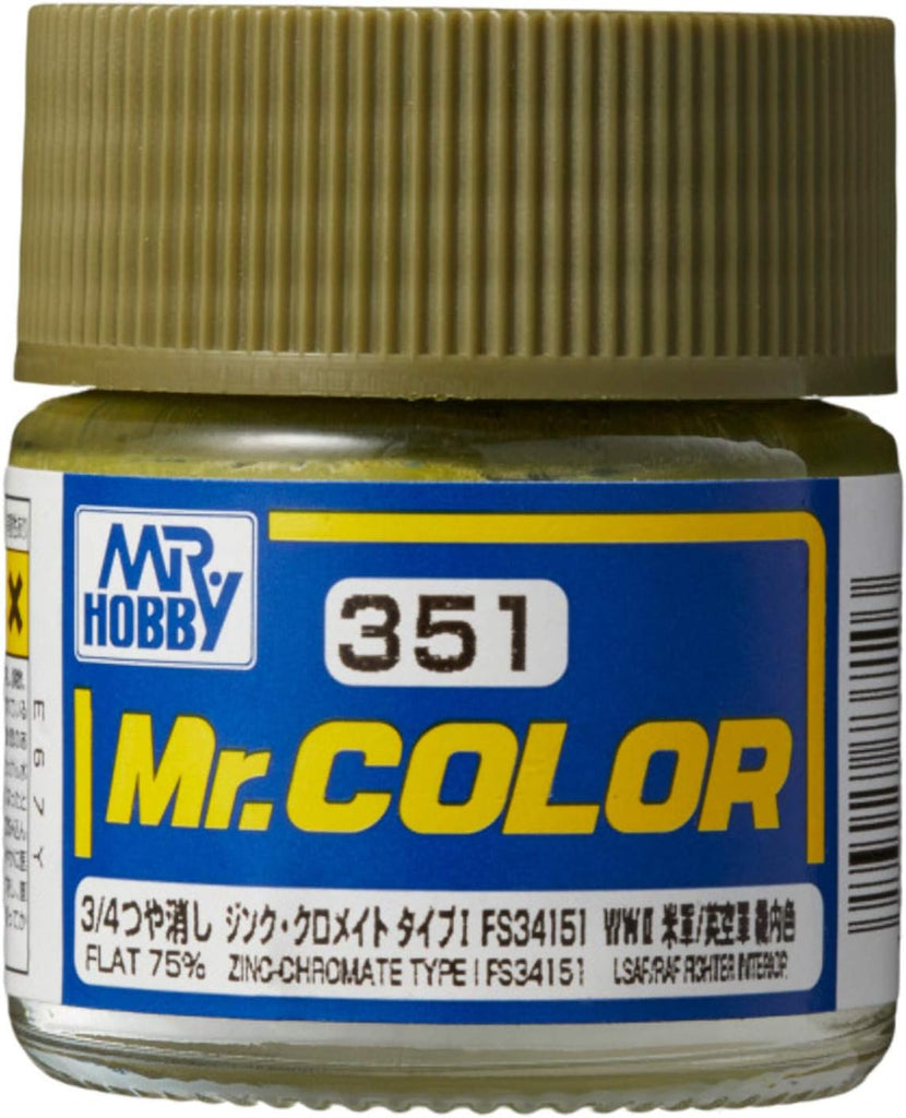 Mr Hobby - C351 - Mr Color Zinc Chromate FS34151 Flat 75% - 10ml