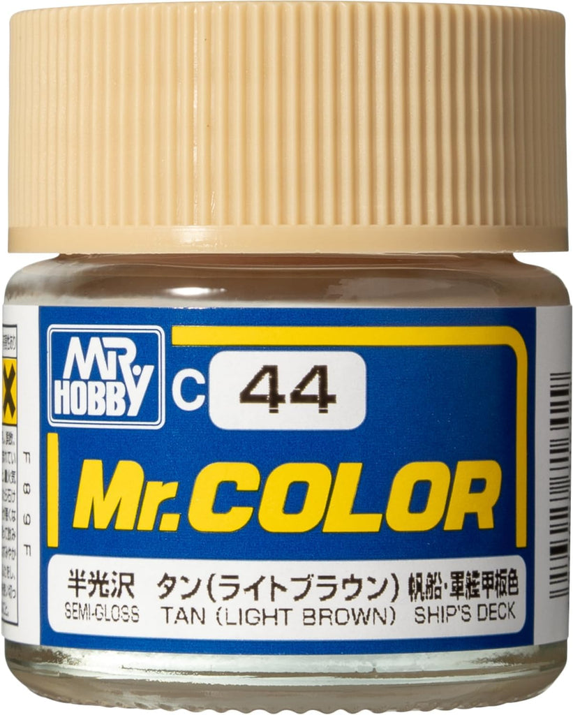 Mr Hobby - C44 - Mr Color Tan (Light Brown) Semi Gloss - 10ml