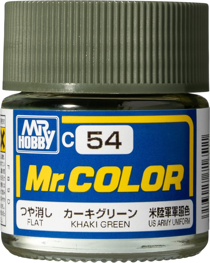 Mr Hobby - C54 - Mr Color Khaki Green Flat - 10ml