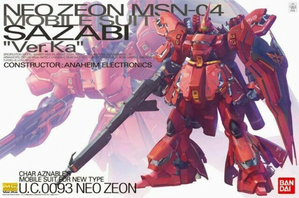 Bandai 1/100 MG MSN-04 Sazabi Ver.Ka