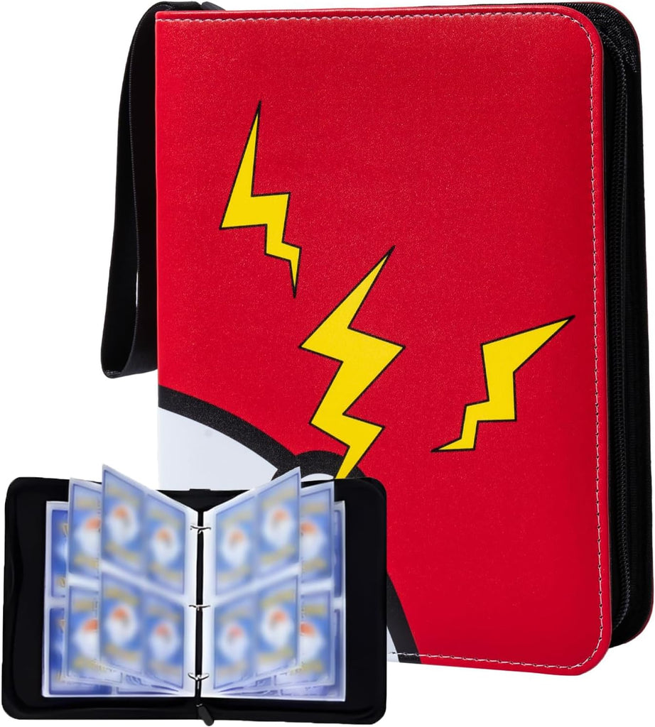 Card Binder - 4-Pocket Pages Sleeves with 400 Pockets