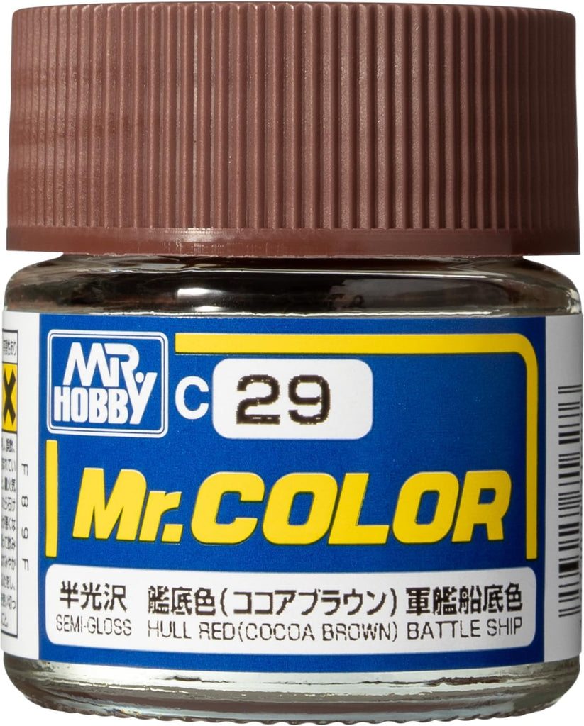 Mr Hobby - C29 - Mr Color Hull Red Semi Gloss - 10ml