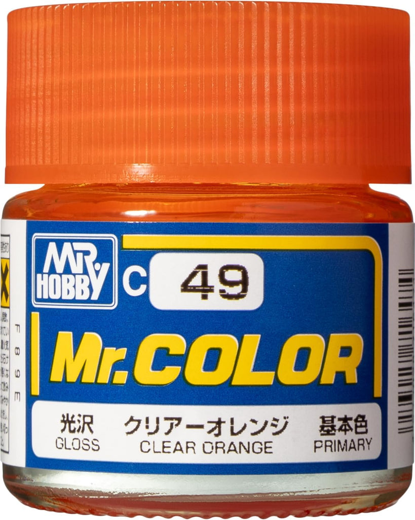 Mr Hobby - C49 - Mr Color Clear Orange Gloss - 10ml