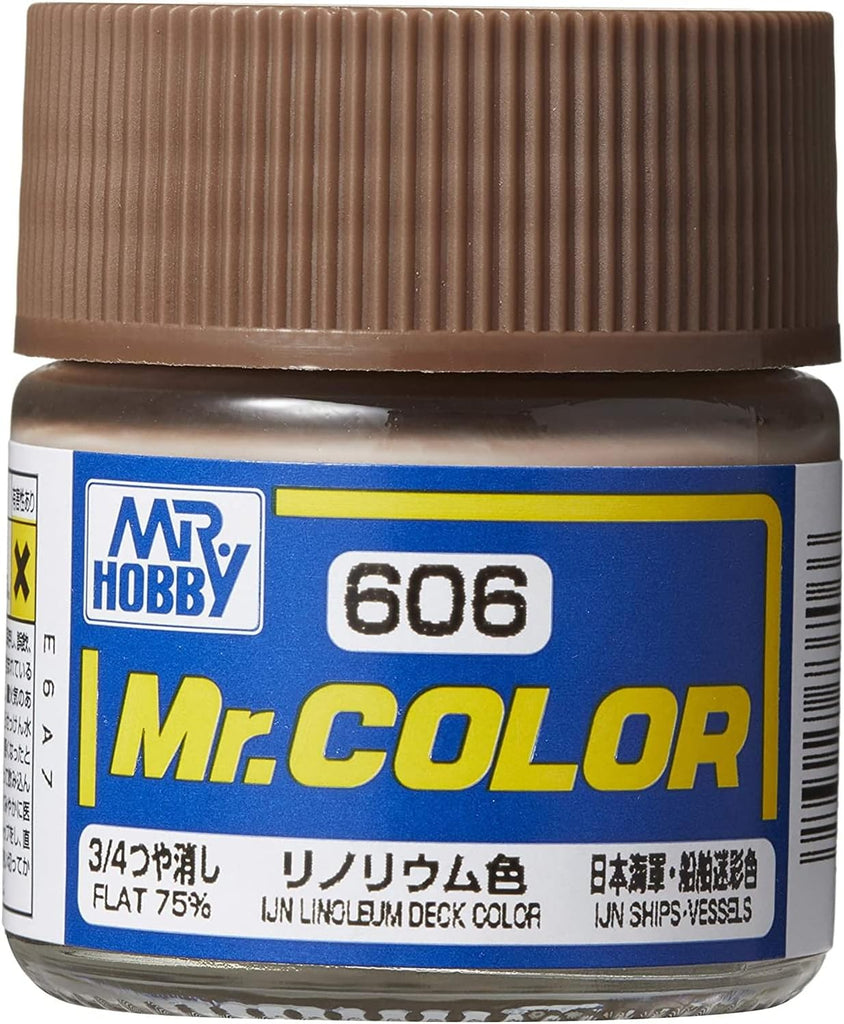 Mr Hobby - C606 - Mr Color Linoleum Deck Flat 75% - 10ml