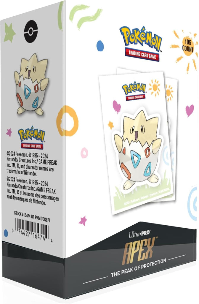 Ultra Pro - 16474 - Togepi 105ct APEX™ Deck Protector Sleeves for Pokémon