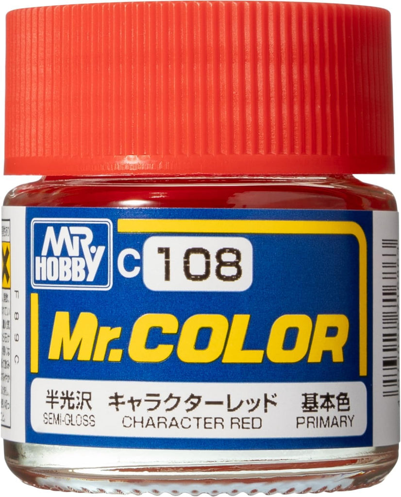 Mr Hobby - C108 - Mr Color Character Red Semi Gloss - 10ml