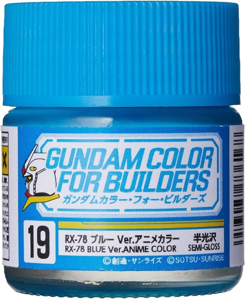 Mr Hobby - UG19 - Gundam Color RX-78 Blue Version Anime Color Lacquer Semi Gloss - 10ml