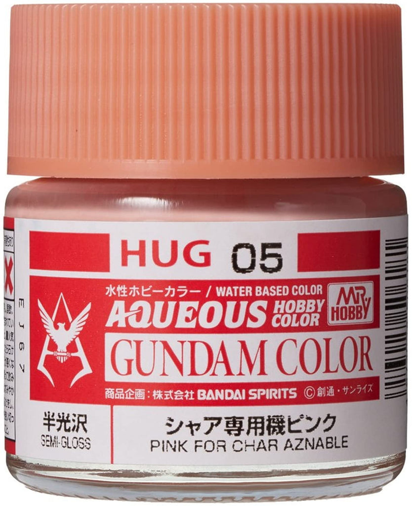 Mr Hobby - HUG05 - Aqueous Gundam Color - Pink for Char Aznable Semi Gloss - 10ml