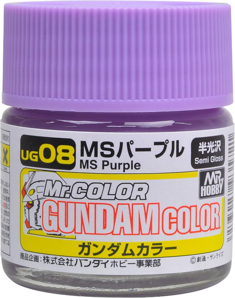 Mr Hobby - UG08 - Gundam Color MS Purple Lacquer Semi Gloss - 10ml