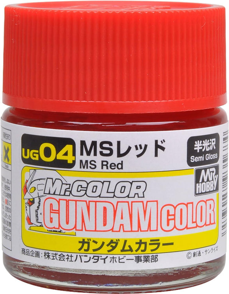 Mr Hobby - UG04 - Gundam Color MS Red Lacquer Semi Gloss - 10ml