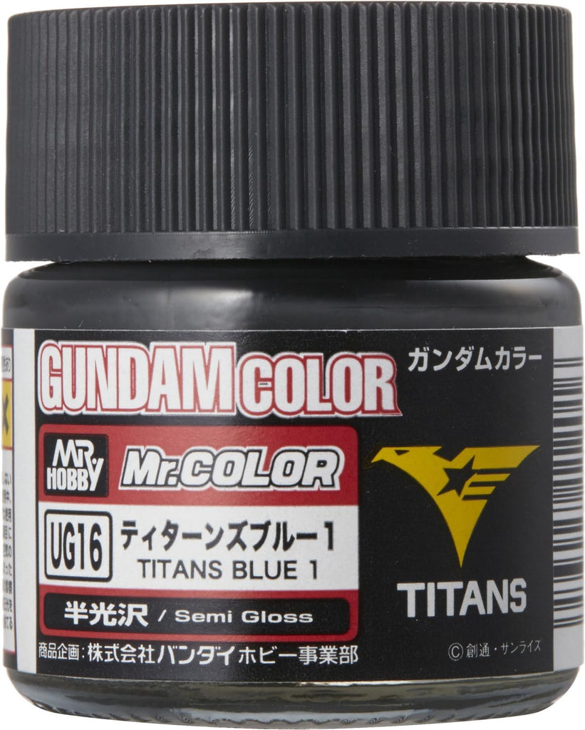 Mr Hobby - UG16 - Gundam Color Titans Blue 1 Lacqeur Semi Gloss - 10ml