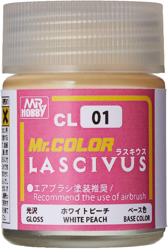 Mr Hobby - CL01 - Mr Color Lascivus Anime Model Paint - White Peach 18ml