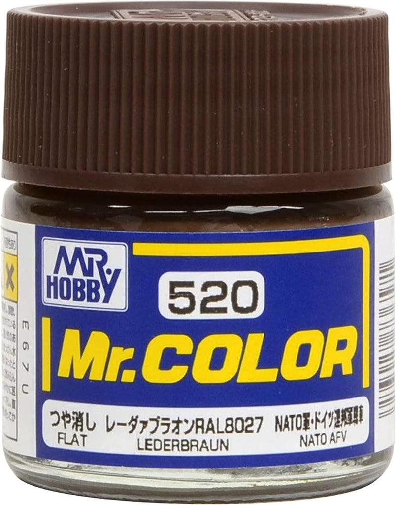 Mr Hobby - C520 - Mr Color Lederbrun Flat - 10ml