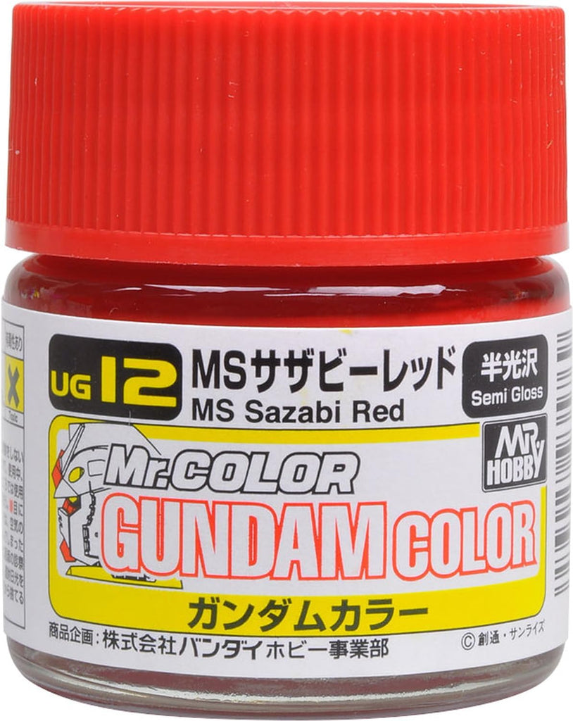 Mr Hobby - UG12 - Gundam Color MS Sazabi Red Lacquer Semi Gloss - 10ml