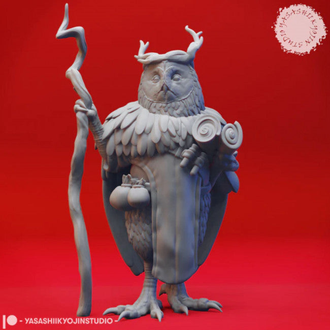 YKS Miniatures - Owlin - Druid (M)