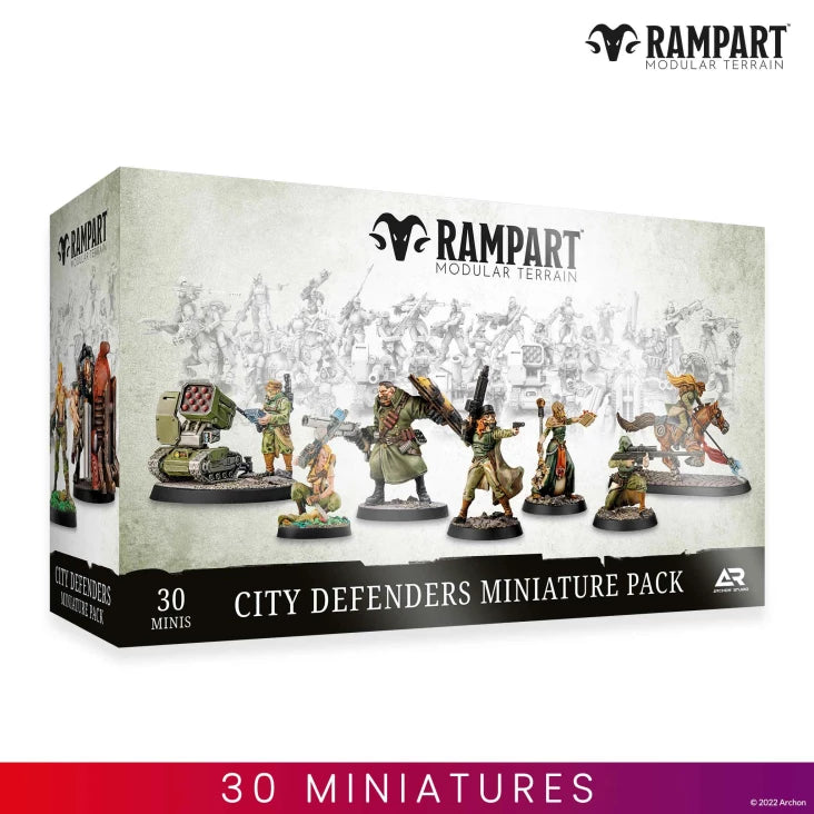 Rampart Modular Terrain: City Defenders Miniature Pack - RAM0003
