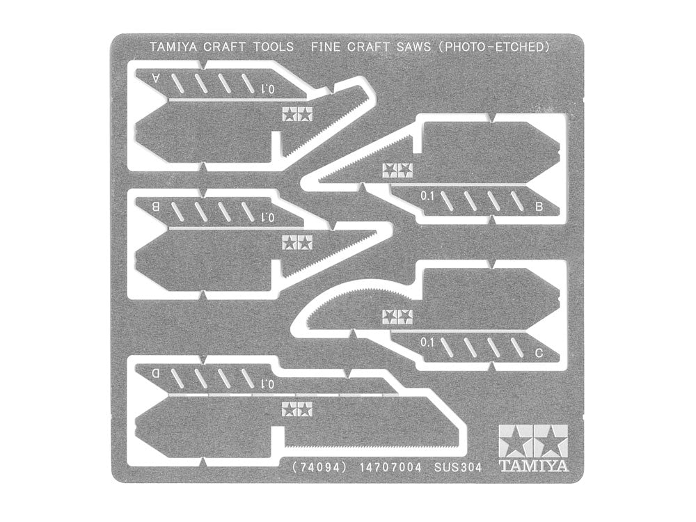 Tamiya - 74094 - Fine Craft Saws (Photo-Etched)